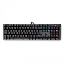 Bedraad Gaming Toetsenbord | USB Type-A | Mechanische Toetsen | LED | QWERTZ | Duits | USB Gevoed | Lengte stroomkabel: 1.50 m | Gaming - gkbdm110bkde