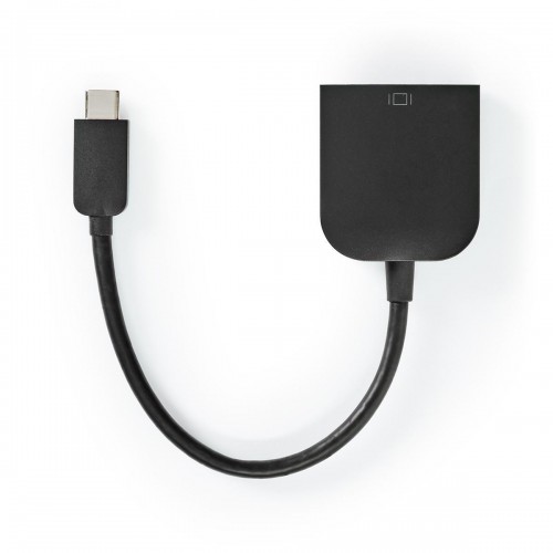USB-C™ Adapter | USB 3.2 Gen 1 | USB-C™ Male | VGA Female 15p | 1920x1200 | 5 Gbps | 0.20 m | Rond | Vernikkeld | PVC | Zwart | Polybag - ccgp64852bk02