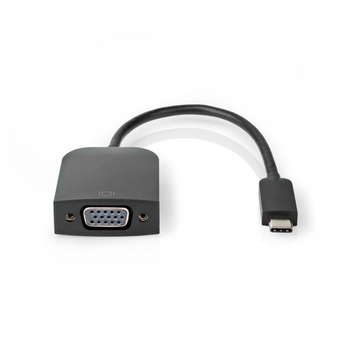 USB-C™ Adapter | USB 3.2 Gen 1 | USB-C™ Male | VGA Female 15p | 1920x1200 | 5 Gbps | 0.20 m | Rond | Vernikkeld | PVC | Zwart | Doos - ccgb64852bk02