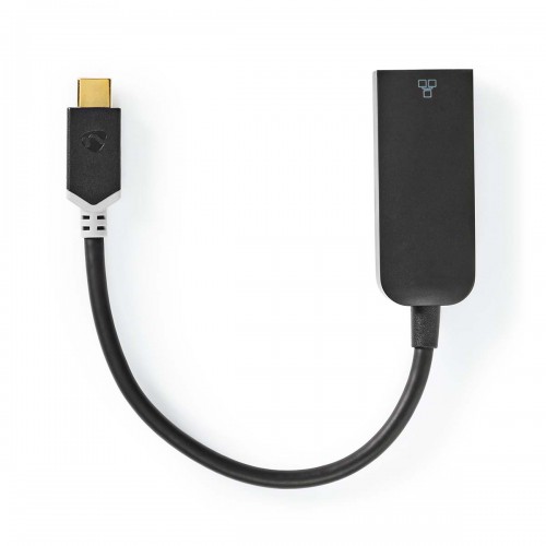 USB-netwerkadapter | USB 3.2 Gen 1 | 1000 Mbps | USB-C™ Male | RJ45 Female | 0.20 m | Rond | Verguld | Vertind-Koper | Antraciet | Doos - ccbw64952at02