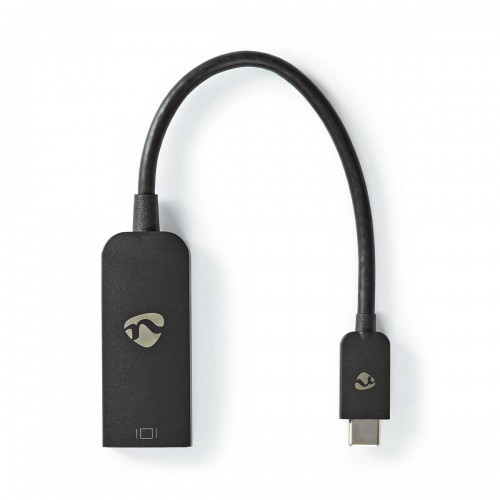 USB-C™ Adapter | USB 3.2 Gen 1 | USB-C™ Male | DisplayPort Female | 8K@60Hz | 0.20 m | Rond | Vernikkeld | PVC | Zwart | Doos - ccgb64353bk02
