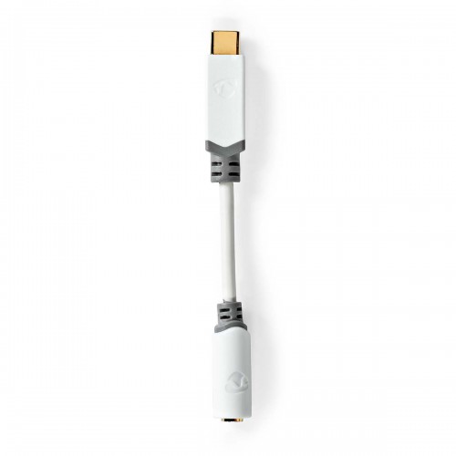 USB-C™ Adapter | USB 2.0 | USB-C™ Male | 3,5 mm Female | 0.10 m | Rond | Verguld | PVC | Wit | Doos - ccbw65950wt01