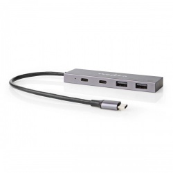 USB-Hub | 1x USB-C™ 3.2 Gen 2 Male | 2x USB-A 3.2 Gen 2 Female / 2x USB-C™ 3.2 Gen 2 Female | 4-Poorts poort(en) | USB 3.2 Gen 2 | USB Gevoed | 10 Gbps - uhubu3450at