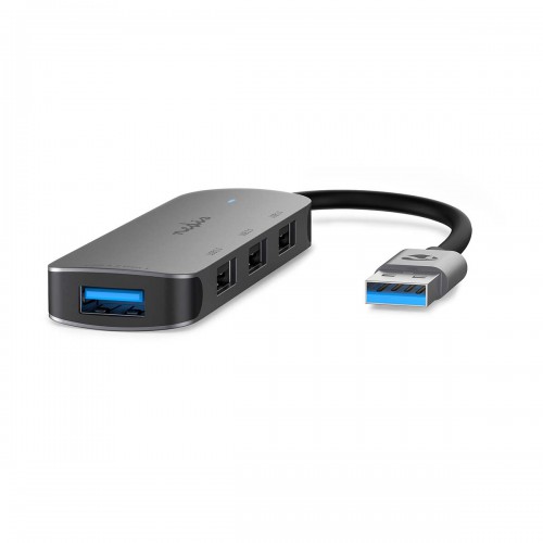 USB-Hub | USB-A Male | 4x USB A Female | 4-Poorts poort(en) | USB 2.0 / USB 3.2 Gen 1 | USB Gevoed - ccgb61210gy01
