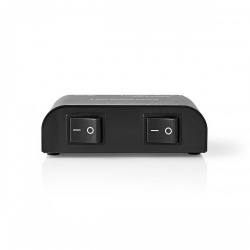 Speaker Control Box | 2 poort(en) | Klemmen | Luidspreker Impedantie: 4-16 Ohm | Maximale Belasting per Kanaal: 150 W | Aluminium | Zwart - aswi2602bk