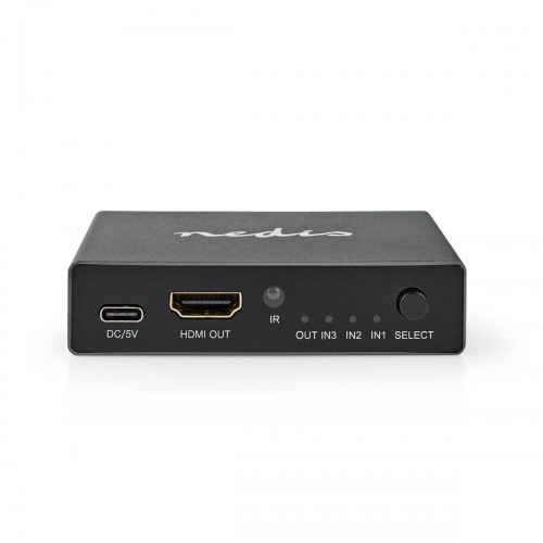 HDMI™-Switch | 3 poort(en) | 3x HDMI™ Input | HDMI™ Output | 8K@60Hz | 45 Gbps | Afstandbestuurbaar | Aluminium | Antraciet - vswi3493at