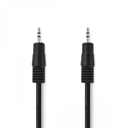 Stereo-Audiokabel | 2,5 mm Male | 2,5 mm Male | Vernikkeld | 1.00 m | Rond | Zwart | Envelop - cagp21000bk10