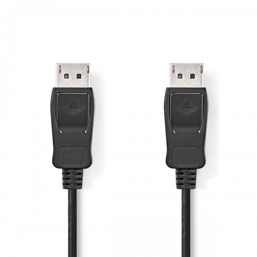DisplayPort-Kabel | DisplayPort Male | DisplayPort Male | 4K@60Hz | Vernikkeld | 2.00 m | Rond | PVC | Zwart | Polybag - ccgp37010bk20