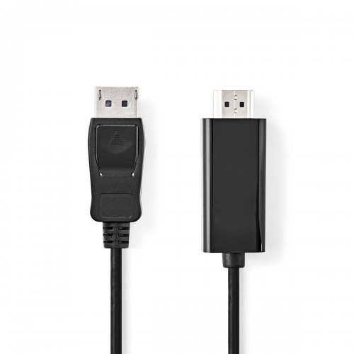 DisplayPort-Kabel | DisplayPort Male | HDMI™ Connector | 1080p | Vernikkeld | 3.00 m | Rond | PVC | Zwart | Envelop - ccgp37100bk30