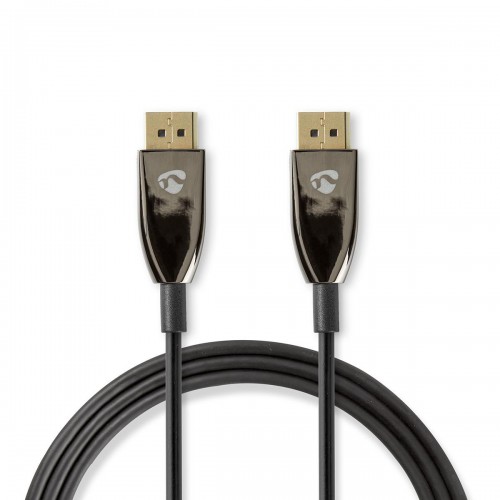 Actieve Optische DisplayPort-Kabel | DisplayPort 1.4 | DisplayPort Male | DisplayPort Male | 32.4 Gbps | 15.0 m | Rond | PVC | Zwart | Gift Box - ccbg3700bk150