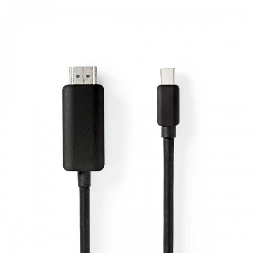 Mini DisplayPort-Kabel | DisplayPort 1.4 | Mini-DisplayPort Male | HDMI™ Connector | 48 Gbps | Vernikkeld | 2.00 m | Rond | PVC | Zwart | Blister - ccgb37604bk20