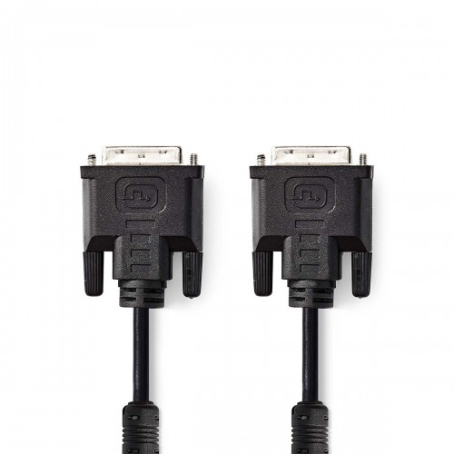 DVI-Kabel | DVI-I 24+5-Pin Male | DVI-I 24+5-Pin Male | 2560x1600 | Vernikkeld | 2.00 m | Recht | PVC | Zwart | Polybag - ccgp32050bk20