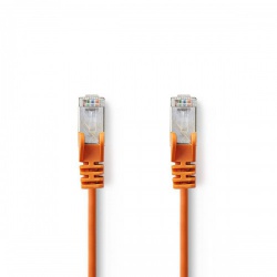 CAT5e-Kabel | SF/UTP | RJ45 Male | RJ45 Male | 7.50 m | Rond | PVC | Oranje | Polybag - ccgp85121og75