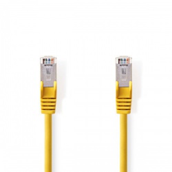 CAT5e-Kabel | SF/UTP | RJ45 Male | RJ45 Male | 15.0 m | Rond | PVC | Geel | Polybag - ccgp85121ye150