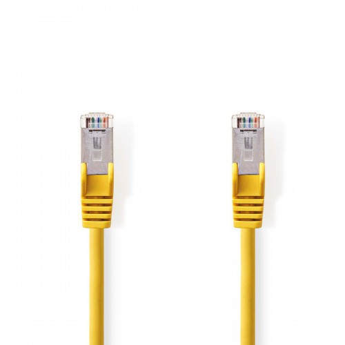 CAT5e-Kabel | SF/UTP | RJ45 Male | RJ45 Male | 15.0 m | Rond | PVC | Geel | Polybag - ccgp85121ye150