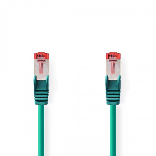 CAT6-kabel | RJ45 Male | RJ45 Male | S/FTP | 0.25 m | Rond | LSZH | Groen | Envelop - ccgp85221gn025