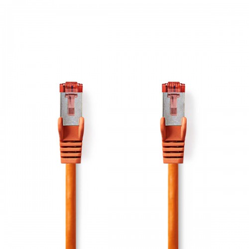 CAT6-kabel | RJ45 Male | RJ45 Male | S/FTP | 0.15 m | Rond | LSZH | Oranje | Envelop - ccgp85221og015