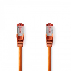 CAT6-kabel | RJ45 Male | RJ45 Male | S/FTP | 5.00 m | Rond | LSZH | Oranje | Envelop - ccgp85221og50