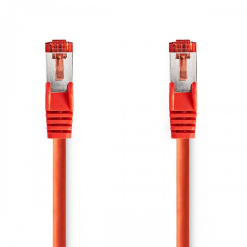 CAT6-kabel | RJ45 Male | RJ45 Male | S/FTP | 10.0 m | Rond | LSZH | Rood | Polybag - ccgp85221rd100
