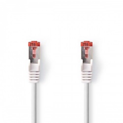 CAT6-kabel | RJ45 Male | RJ45 Male | S/FTP | 0.25 m | Rond | LSZH | Wit | Envelop - ccgp85221wt025