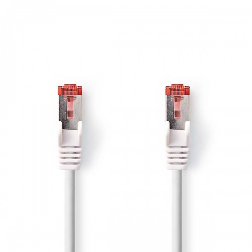 CAT6-kabel | RJ45 Male | RJ45 Male | S/FTP | 0.25 m | Rond | LSZH | Wit | Envelop - ccgp85221wt025