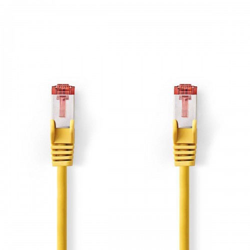 CAT6-kabel | RJ45 Male | RJ45 Male | S/FTP | 10.0 m | Rond | LSZH | Geel | Polybag - ccgp85221ye100