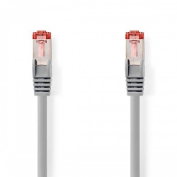 CAT6-kabel | RJ45 Male | RJ45 Male | S/FTP | 2.00 m | Rond | LSZH / PVC | Grijs | Doos - ccgb85221gy20