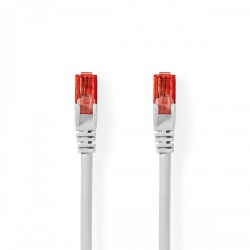 CAT6-kabel | RJ45 Male | RJ45 Male | U/UTP | 2.00 m | Rond | PVC | Wit | Polybag - ccgp85200wt20