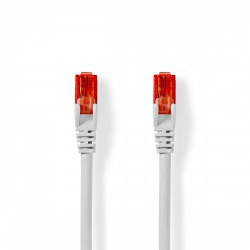 CAT6-kabel | RJ45 Male | RJ45 Male | U/UTP | 0.25 m | Rond | PVC | Wit | Polybag - ccgp85200wt025