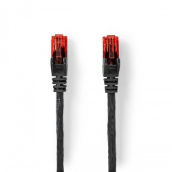 CAT6-kabel | RJ45 Male | RJ45 Male | U/UTP | 50.0 m | Buitenshuis | Rond | PE | Zwart | Envelop - ccgp85900bk500