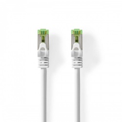 CAT7-Kabel | S/FTP | RJ45 Male | RJ45 Male | 3.00 m | Snagless | Rond | LSZH | Wit | Doos - ccgb85420wt30