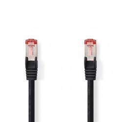 CAT6-kabel | RJ45 Male | RJ45 Male | S/FTP | 15.0 m | Rond | LSZH | Zwart | Label - ccgl85221bk150