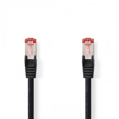 CAT6-kabel | RJ45 Male | RJ45 Male | S/FTP | 20.0 m | Rond | LSZH | Zwart | Label - ccgl85221bk200
