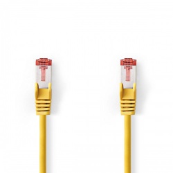 CAT6-kabel | RJ45 Male | RJ45 Male | S/FTP | 0.15 m | Rond | LSZH | Geel | Label - ccgl85221ye015
