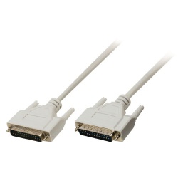Seriële kabel SUB-D 25-Pins Male - SUB-D 25-Pins Male 3.00 m Ivoor - vlcp52100i30