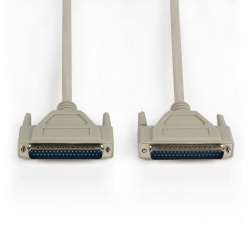 Seriële kabel D-SUB 37-Pins Male - D-SUB 37-Pins Male 1.00 m Ivoor - vlcp52500i10