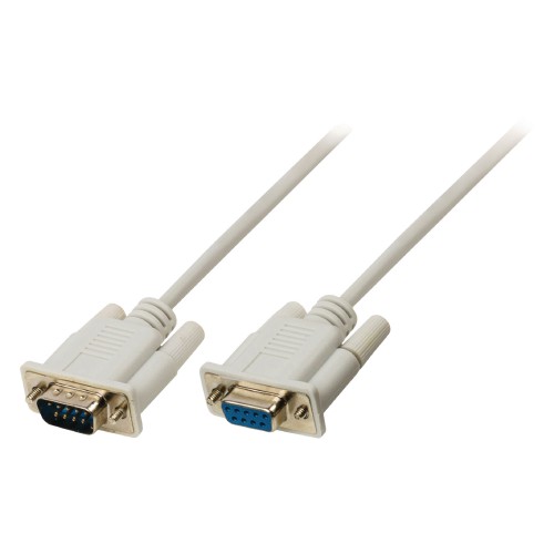 Seriële kabel SUB-D 9-Pins Male - SUB-D 9-Pins Female 0.50 m Ivoor - vlcp52010i05
