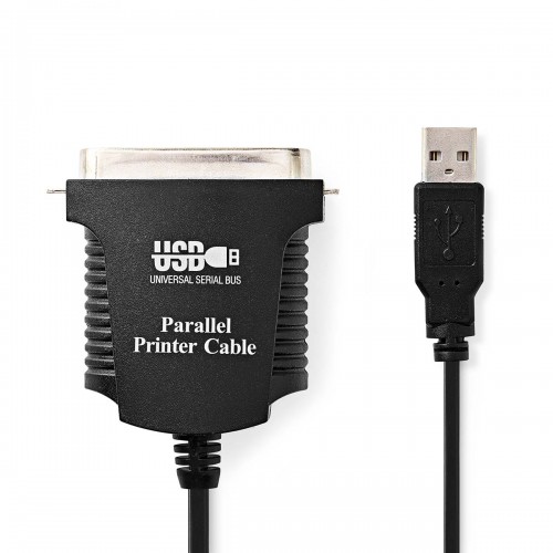 Parallelkabel | USB-A Male | Centronics 36-Pins Male | Vernikkeld | 2.00 m | Rond | PVC | Envelop - ccgp60880bk20