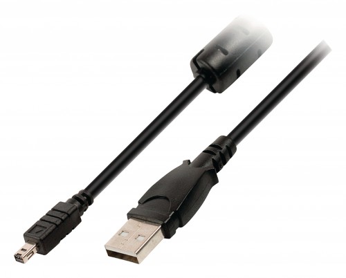 USB 2.0 Kabel USB A Male - Minolta 8-Pins Male 2.00 m Zwart - vlcp60807b20