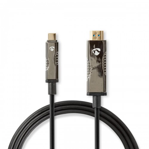 Actieve Optische USB-Kabel | USB-C™ Male | HDMI™ Connector | 18 Gbps | 50.0 m | Rond | PVC | Zwart | Gift Box - ccbg6410bk500