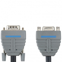 VGA Verlengkabel VGA Male - VGA Female 15-Pins 2.00 m Blauw - bcl1002