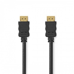 High Speed ​​HDMI™-Kabel met Ethernet | HDMI™ Connector | HDMI™ Connector | 4K@30Hz | ARC | 10.2 Gbps | 3.00 m | Rond | PVC | Zwart | Envelop - cvgp34000bk30
