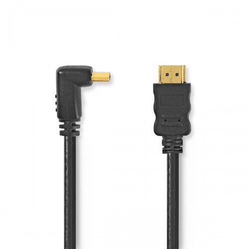 High Speed ​​HDMI™-Kabel met Ethernet | HDMI™ Connector | HDMI™ Connector | 4K@30Hz | 10.2 Gbps | 1.50 m | Rond | PVC | Zwart | Polybag - cvgp34210bk15