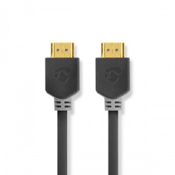 High Speed ​​HDMI™-Kabel met Ethernet | HDMI™ Connector | HDMI™ Connector | 4K@60Hz | ARC | 18 Gbps | 0.50 m | Rond | PVC | Antraciet | Window Box - cvbw34000at05