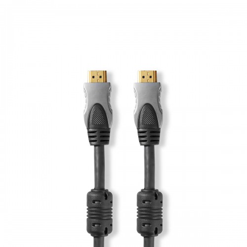 High Speed ​​HDMI™-Kabel met Ethernet | HDMI™ Connector | HDMI™ Connector | 4K@60Hz | 18 Gbps | 0.80 m | Rond | PVC | Zwart | Doos - cvgc34000at075