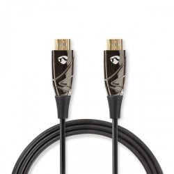 Actieve Optische High Speed HDMI™-Kabel met Ethernet | HDMI™ Connector | HDMI™ Connector | 4K@60Hz | 18 Gbps | 10.0 m | Rond | PVC | Zwart | Gift Box - cvbg3400bk100