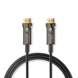 Actieve Optische Ultra High Speed HDMI™-Kabel met Ethernet | HDMI™ Connector | HDMI™ Connector | 8K@60Hz | 48 Gbps | 10.0 m | Rond | PVC | Zwart | Gift Box - cvbg3500bk100