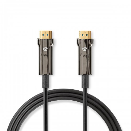 Actieve Optische Ultra High Speed HDMI™-Kabel met Ethernet | HDMI™ Connector | HDMI™ Connector | 8K@60Hz | 48 Gbps | 100.0 m | Rond | PVC | Zwart | Gift Box - cvbg3500bk1000