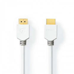 High Speed ​​HDMI™-Kabel met Ethernet | HDMI™ Connector | HDMI™ Connector | 4K@60Hz | ARC | 18 Gbps | 1.50 m | Rond | PVC | Wit | Doos - cvbw34000wt15