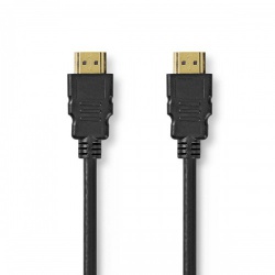 Ultra High Speed ​​HDMI™-Kabel | HDMI™ Connector | HDMI™ Connector | 8K@60Hz | 48 Gbps | 5.00 m | Rond | 6.7 mm | Zwart | Envelop - cvgp35000bk50